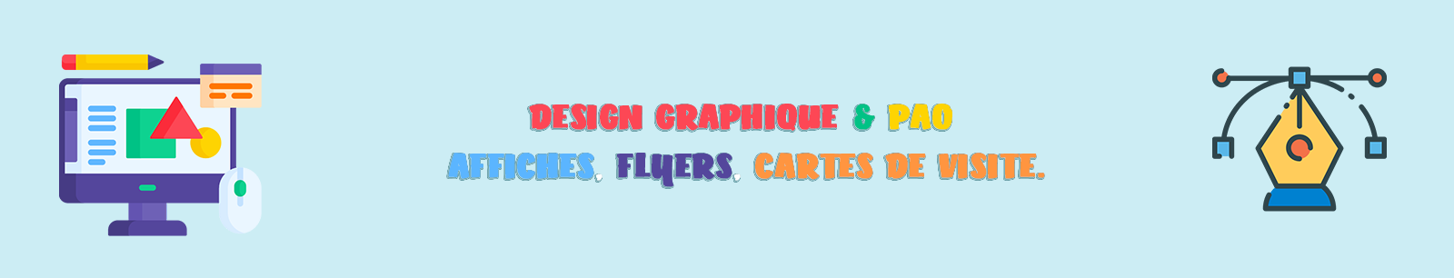 Affiches, flyers, cartes de visite